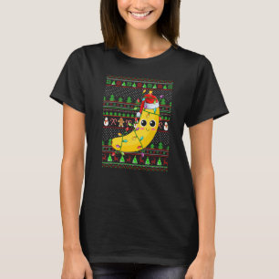 Ugly Xmas Sweater Style Lighting Banana Fruit Chri
