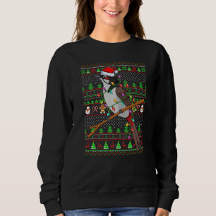 Ugly Xmas Sweater Style Lighting Bulbul Bird Chris
