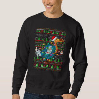 Ugly Xmas Sweater Style Lighting Dodo Bird Christm