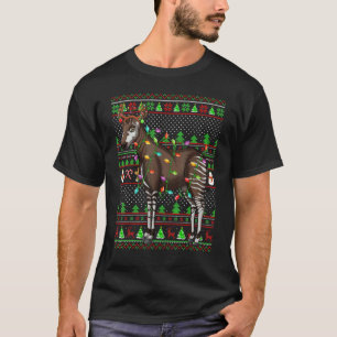 Ugly Xmas Sweater Style Lighting Okapi Christmas