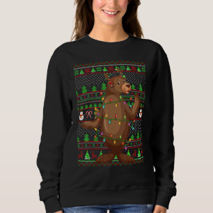 Ugly Xmas Sweater Style Lighting Sea Lion Christma