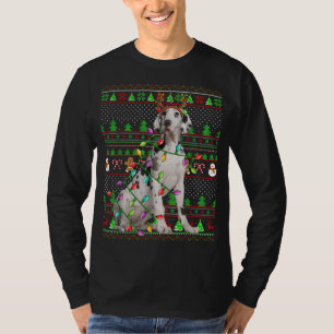 Ugly Xmas Sweater Style Lights Great Dane Dog Chri