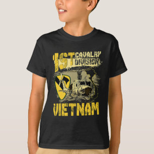 Uh1 Huey Helicopter 1st Cavalry Division Vietnam V T-Shirt