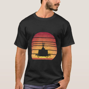 Uh-1 Huey Helicopter Style Vietnam Chopper T-Shirt