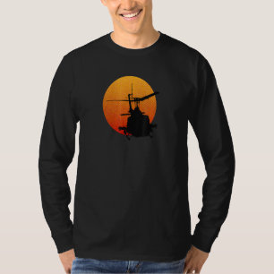 Uh 1 Iroquois Huey Helicopter Military History T-Shirt