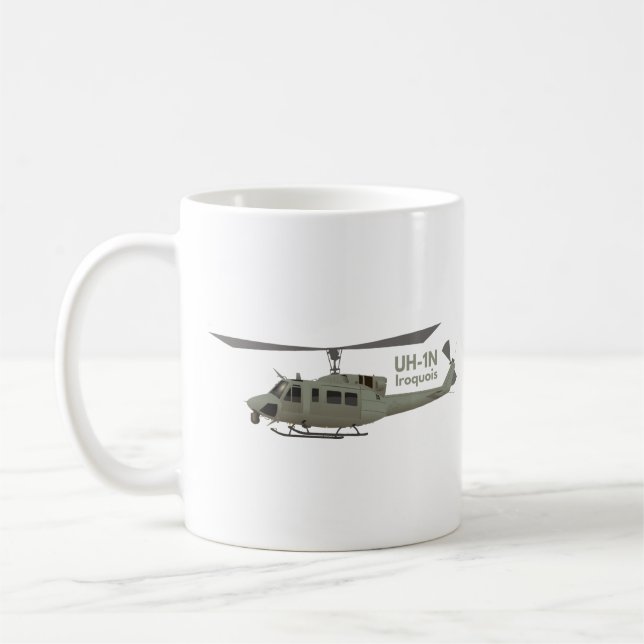 UH-1N Iroquois Helicopter Coffee Mug (Left)