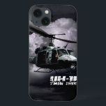 UH-1N Twin Huey iPhone 13 Case<br><div class="desc">The UH-1N Twin Huey is a medium military helicopter.</div>