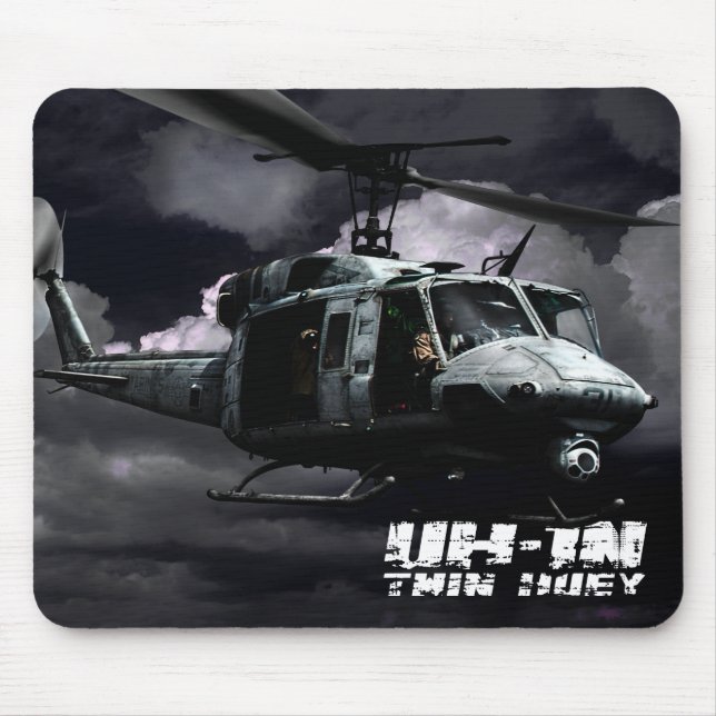 UH-1N Twin Huey Mouse Pad (Front)
