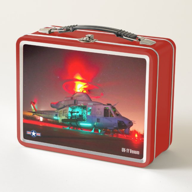 UH-1Y VENOM METAL LUNCH BOX (Front)