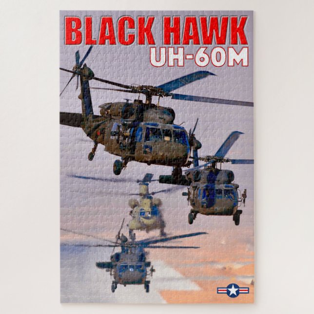 UH-60M BLACK HAWK (20x30 INCH) Jigsaw Puzzle (Vertical)