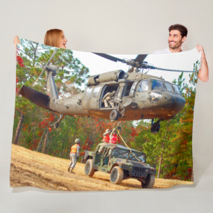 UH-60M BLACK HAWK FLEECE BLANKET