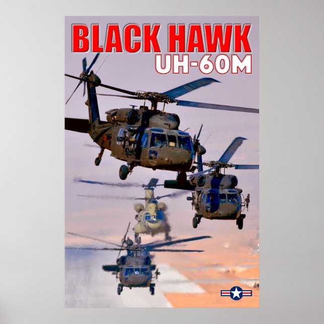 UH-60M BLACK HAWK POSTER (Front)