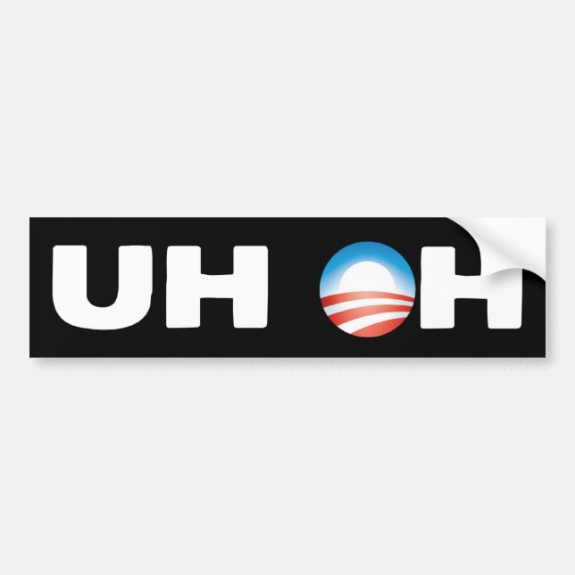 Uh Obama Bumper Sticker (Front)