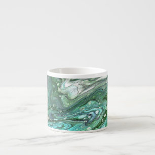 Uh Oh 2 Cool Green Abstract Drink Mug