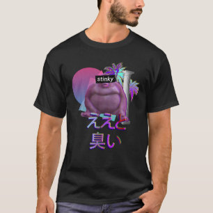 Uh Oh Stinky Poop Le Monke Aesthetics Vaporwave Me T-Shirt