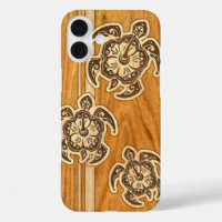 Uhane Honu Faux Wood Hawaiian Turtle Case-Mate iPh