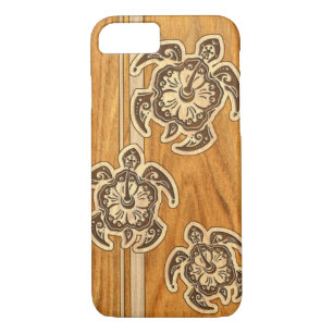 Uhane Honu Faux Wood Hawaiian Turtle iPhone 8/7 Case