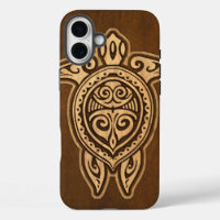 Uhane Honu Faux Wood Hawaiian Turtle iPhone 5 Case