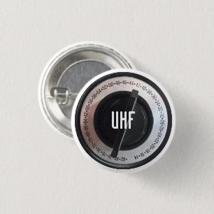 UHF Dial 3 Cm Round Badge