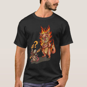 Uhh Woof Cat And Mouse Dog T-Shirt