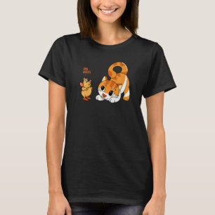 Uhh Woof Cat And Mouse Dog T-Shirt