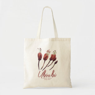 Uhiuhi Blossom Rare Native Hawaiian Elegant Floral Tote Bag
