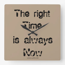 Uhr "The right time"