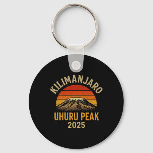 Uhuru Peak Climbing Kilimanjaro Tanzania 2025 Souv Key Ring