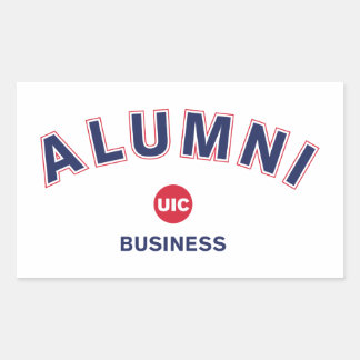 UIC Business Alumni  Rectangular Sticker