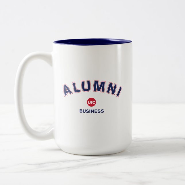 UIC Business Alumni  Two-Tone Coffee Mug (Left)