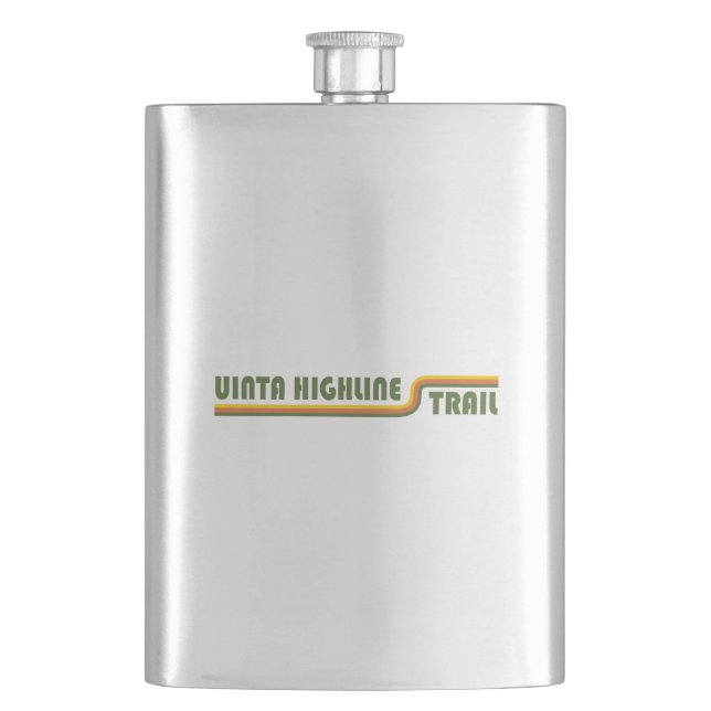 Uinta Highline Trail Utah Hip Flask (Front)