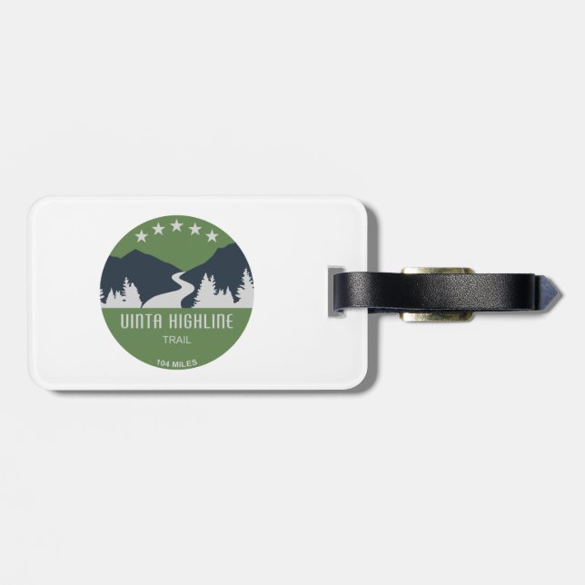 Uinta Highline Trail Utah Luggage Tag (Back Horizontal)