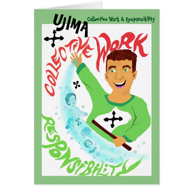 Ujima - The Spirits of Kwanzaa Notecard (Front)