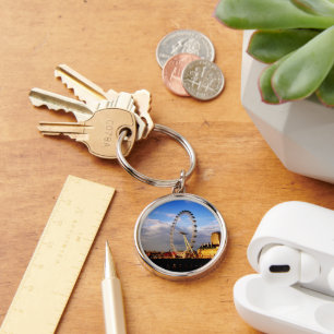 UK Beautiful LONDON EYE Scenery Key Ring