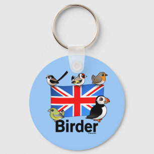 UK Birder Key Ring