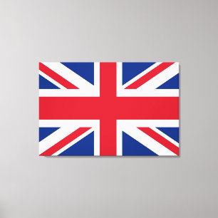 UK Britain Royal Union Jack Flag Canvas Print