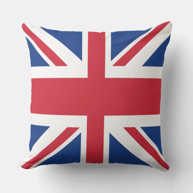 UK Britain Royal Union Jack Flag Cushion (Front)