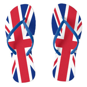 UK Britain Royal Union Jack Flag Thongs