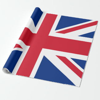 UK Britain Royal Union Jack Flag Wrapping Paper