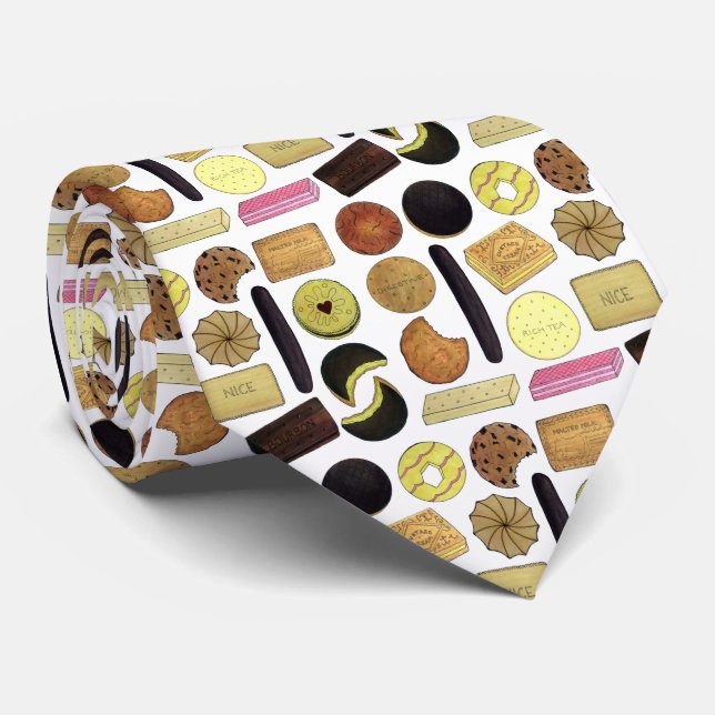 UK British Biscuits Shortbread Rich Tea Digestives Tie (Rolled)