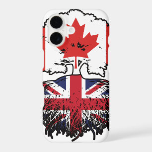 UK British Canadian Canada Tree Roots Flag