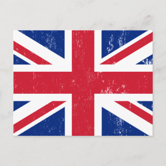 UK British Great Britain England English Flag Postcard