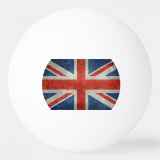 UK British Union Jack flag retro ping pong ball