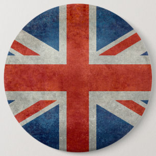 UK British Union Jack flag retro style buttons