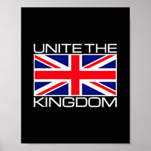 Uk British Union Jack Flag Unite The Kingdom Poster