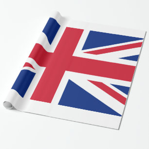 UK British Union Jack Flag Wrapping Paper