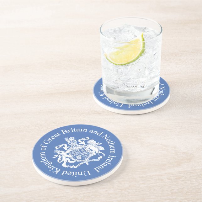 UK coat of arms Coaster (Side)