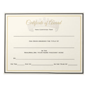 UK Crown Certificates-Award Notepad