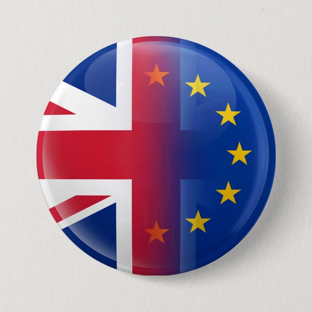 UK – EU membership referendum 2016 7.5 Cm Round Badge (Front)