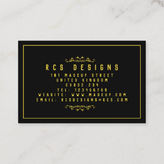 UK / Euro, 8.5 cm x 5.5 cm Business Card